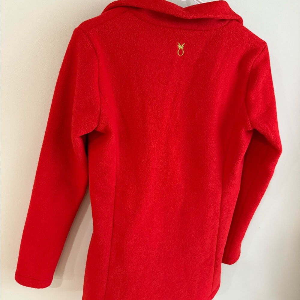 Dudley Stephens Vello Fleece Remsen Blazer Jacket - Red - Size Small - Picture 14 of 16